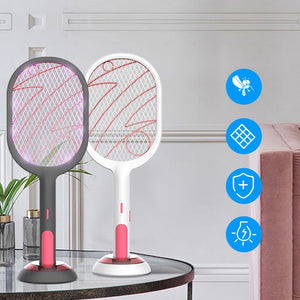 New 3000V Electric Insect Racket Swatter Zapper USB 1200mAh Rechargeable Mosquito Swatter Kill Fly Bug Zapper Killer Trap#9